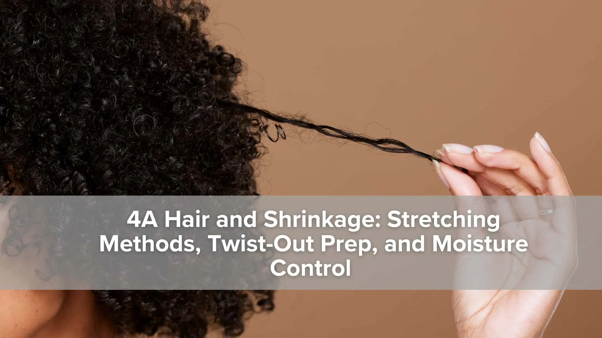 4A Hair and Shrinkage_ Stretching Methods, Twist-Out Prep, and Moisture Control image